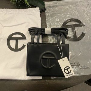 Telfar Small Black Shopping Bag